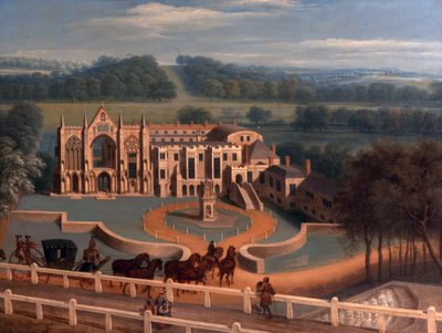 Newstead Abbey, Nottinghamshire, West Aspect by Peter Tillemans